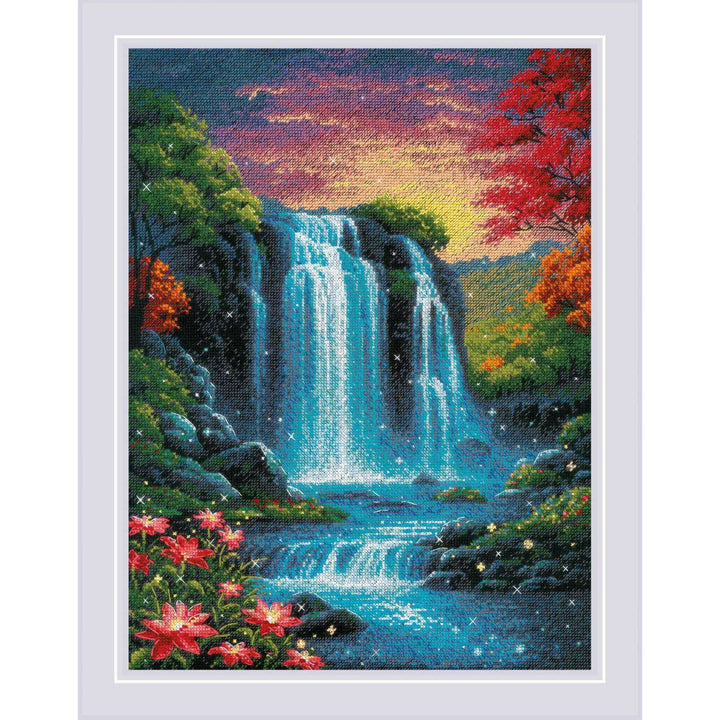 Magical Waterfall  R2274 Counted Cross Stitch Kit