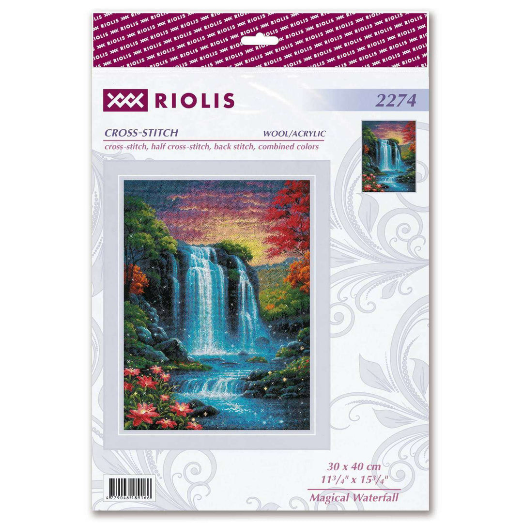 Magical Waterfall  R2274 Counted Cross Stitch Kit