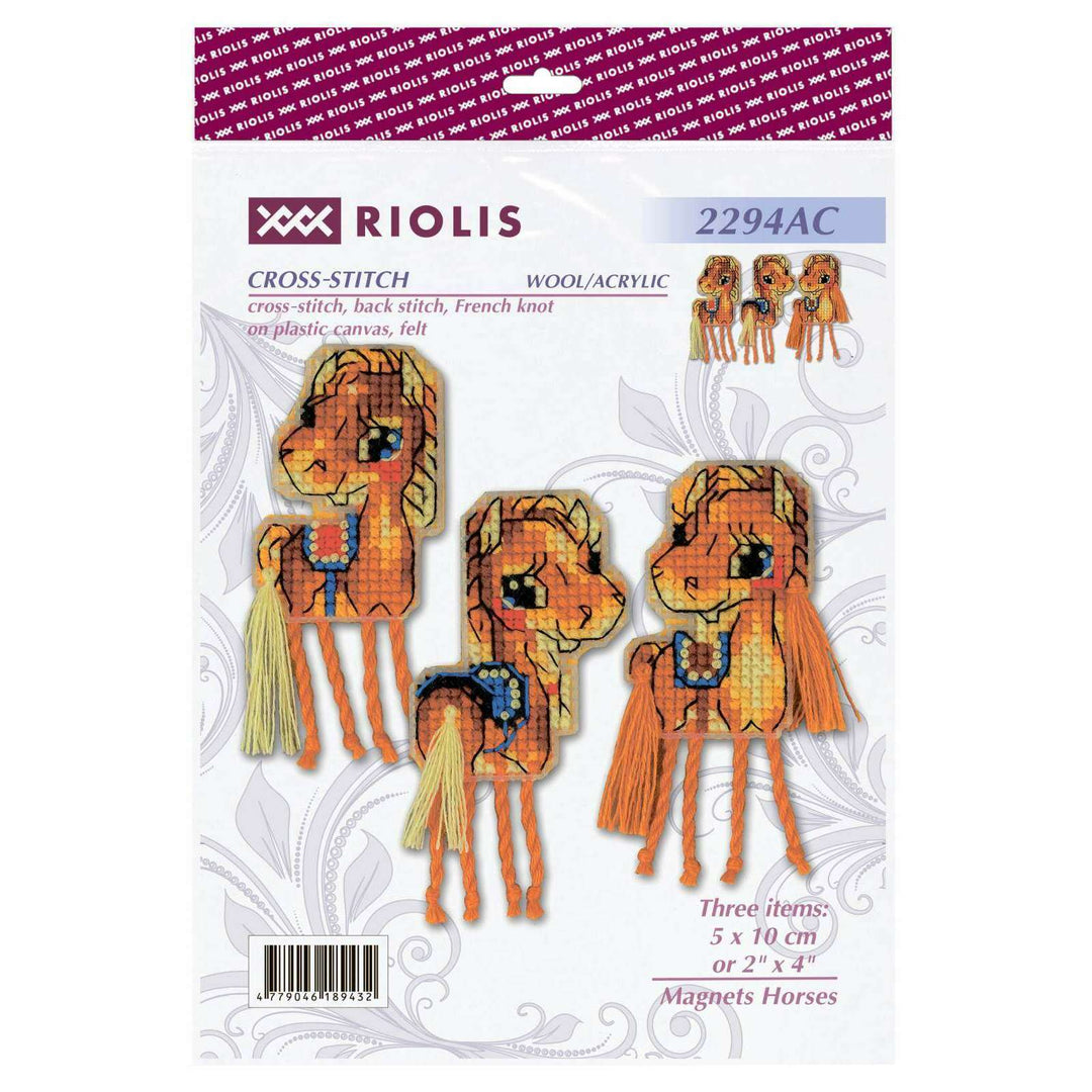 Magnets Horses R2294AC Counted Cross Stitch Kit