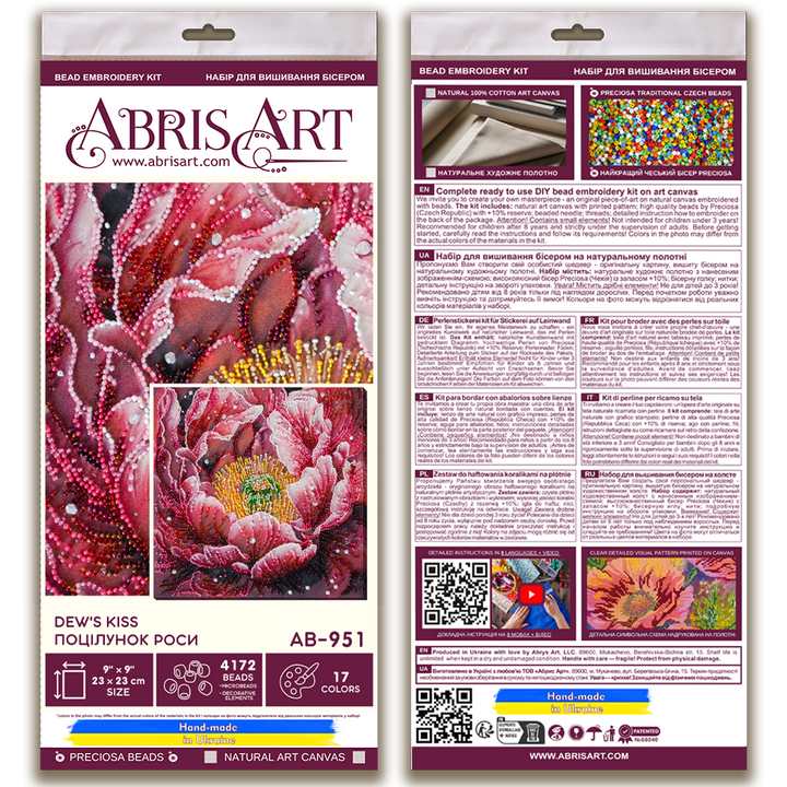 Main Bead Embroidery Kit - Dew's Kiss AB-951