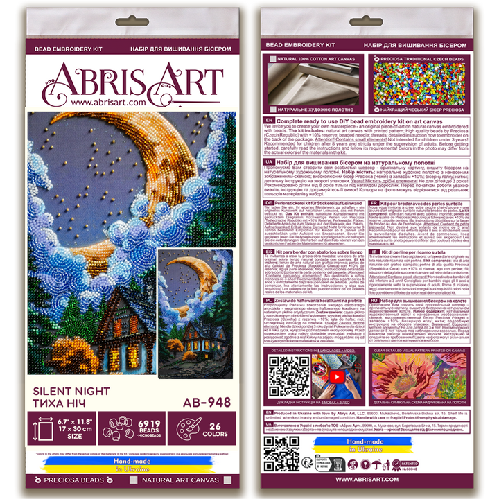 Main Bead Embroidery Kit - Silent Night AB-948