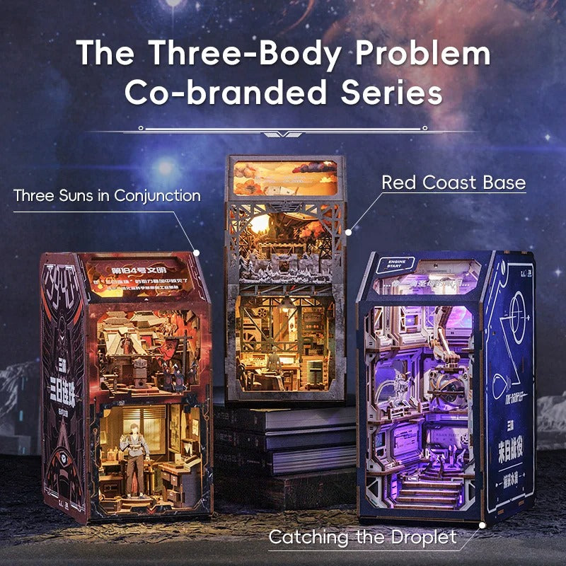 Book Nook Wizardi Miniature - Catching the Droplet Roombox Kit