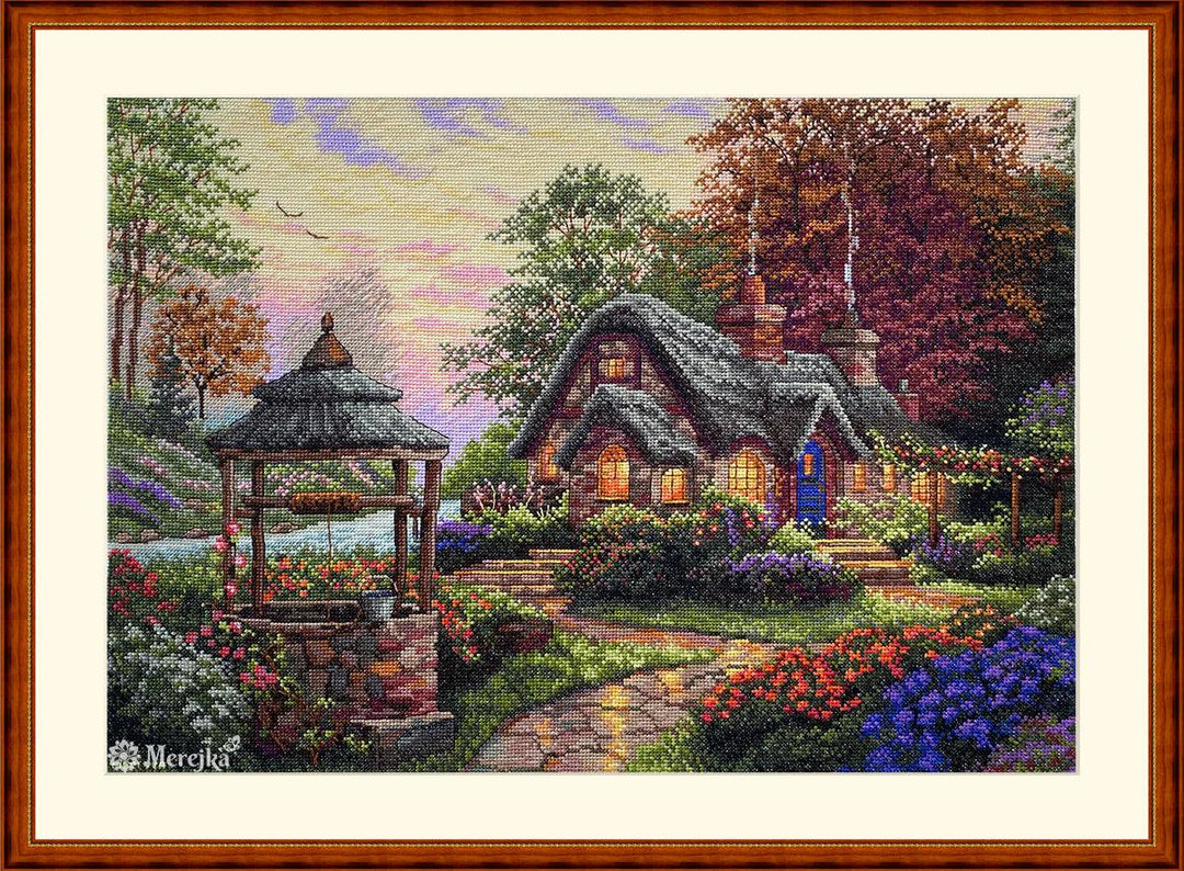 Make a Wish Cottage K-212 Counted Cross-Stitch Kit