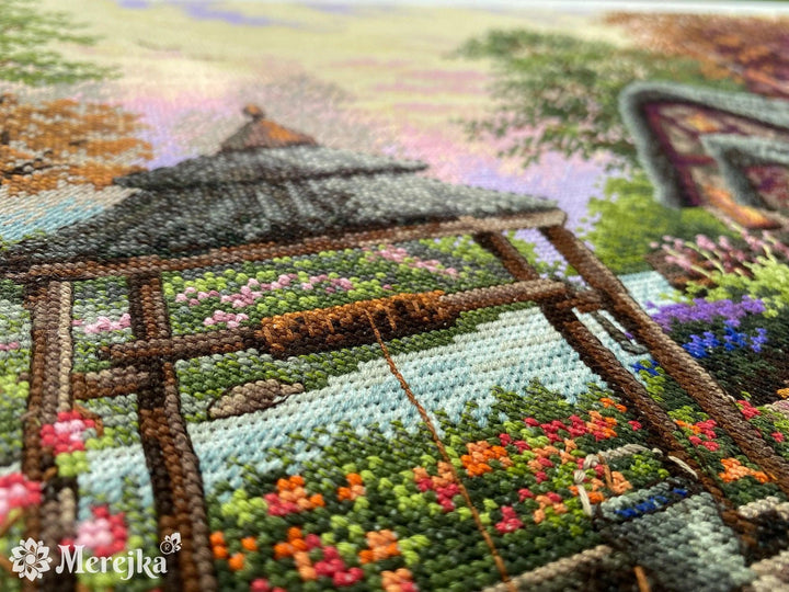 Make a Wish Cottage K-212 Counted Cross-Stitch Kit