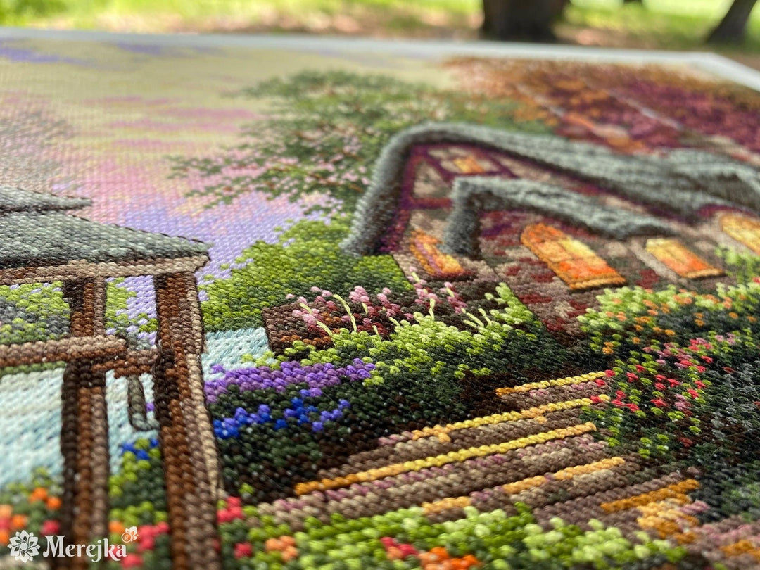 Make a Wish Cottage K-212 Counted Cross-Stitch Kit