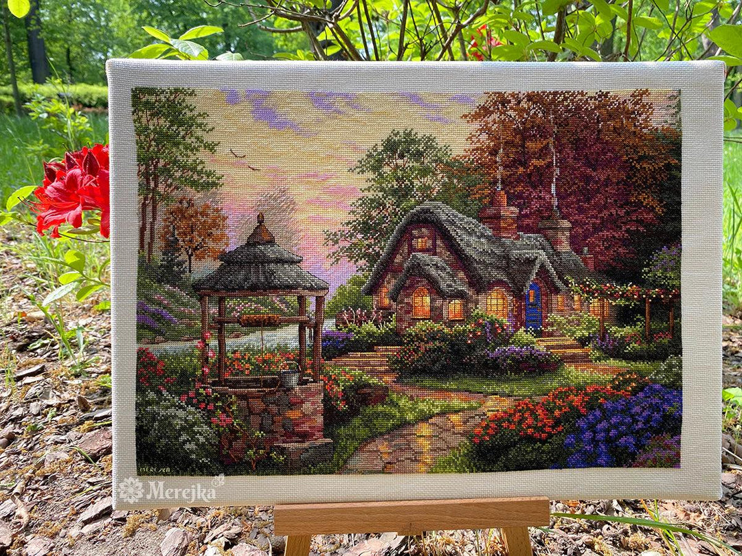 Make a Wish Cottage K-212 Counted Cross-Stitch Kit