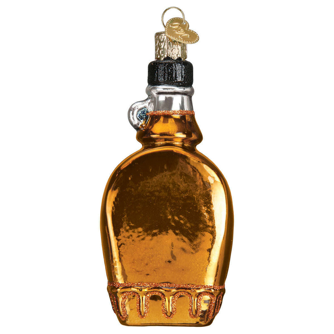 Old World Christmas Maple Syrup Blown Glass Ornament