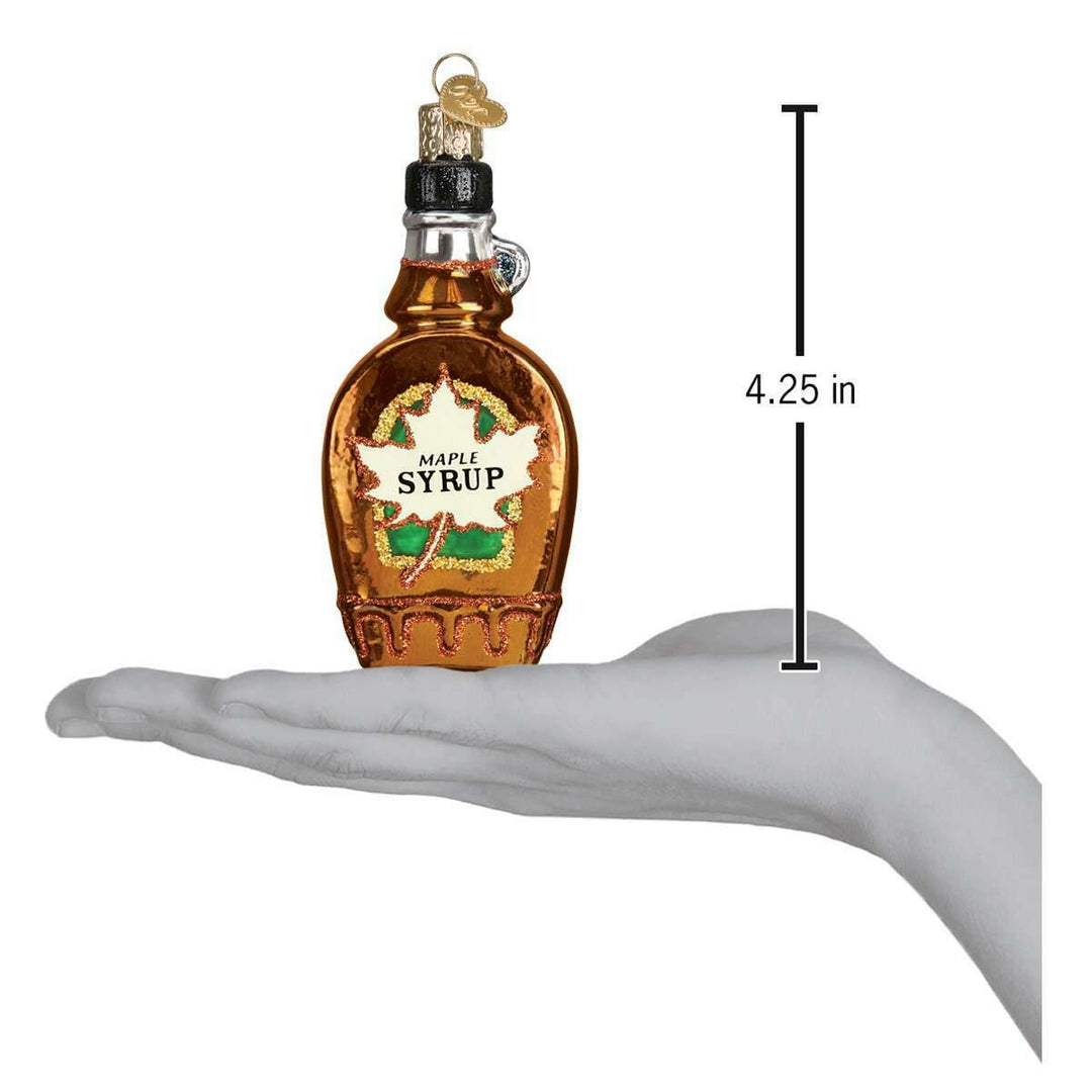 Old World Christmas Maple Syrup Blown Glass Ornament