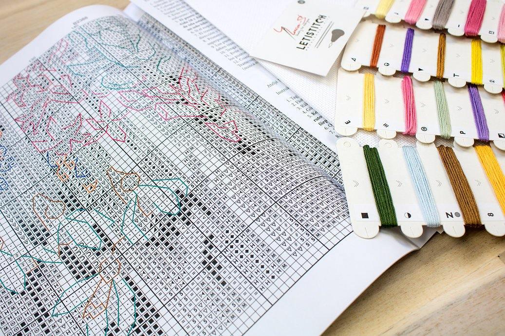 March Bouquet B2388L Counted Cross-Stitch Kit