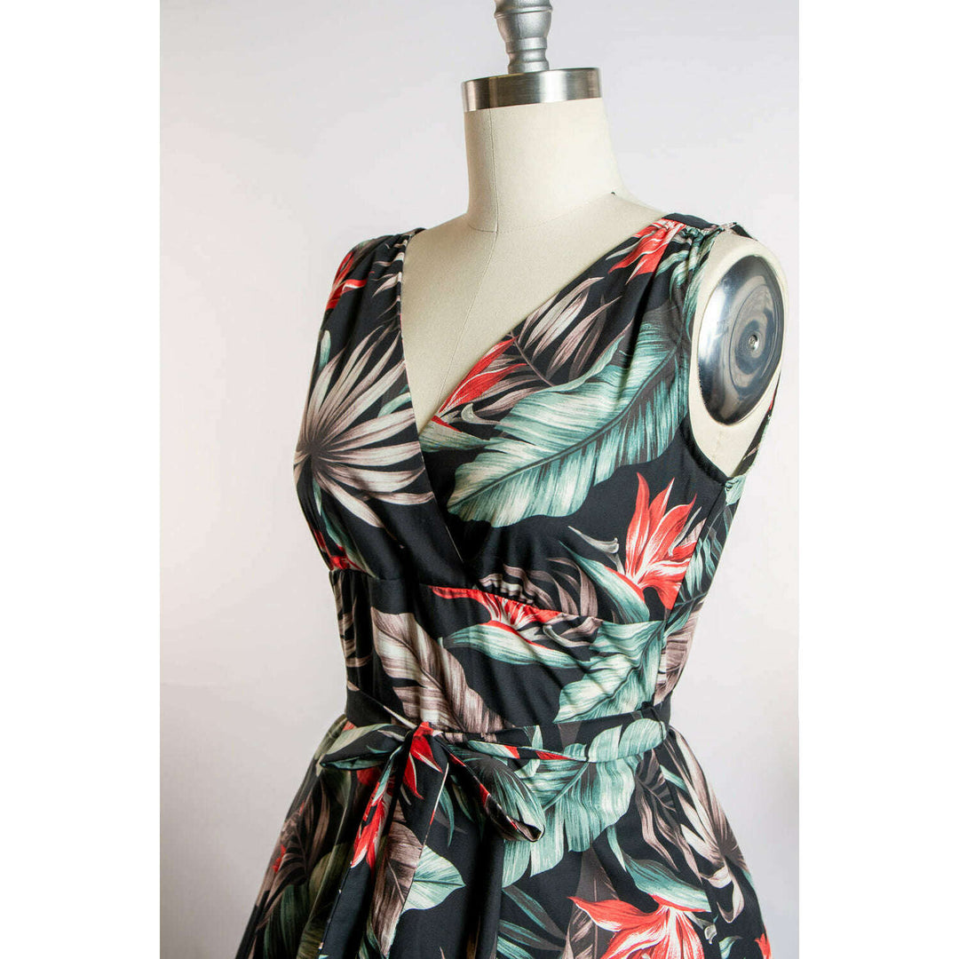 Marie Dress - Bird of Paradise, Black