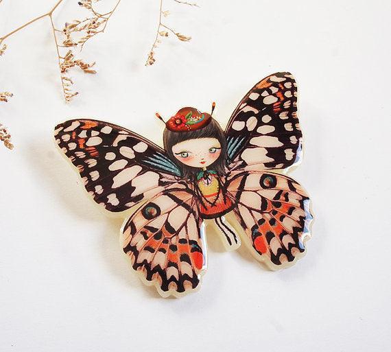 Mariposa Butterfly Brooch by LaliBlue - Quirks!