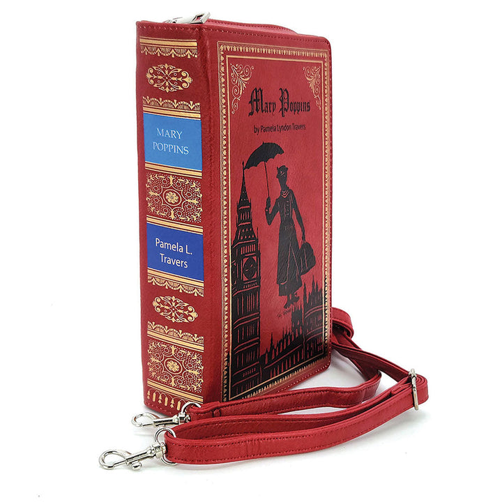 Mary Poppins Book Clutch Bag In Vinyl by Book Bags