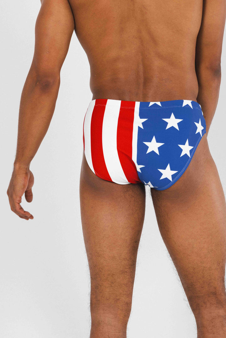 The Mascot | American Flag Ball Hammock® Pouch Swim Brief
