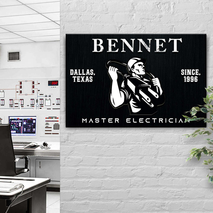 Master Electrician Sign