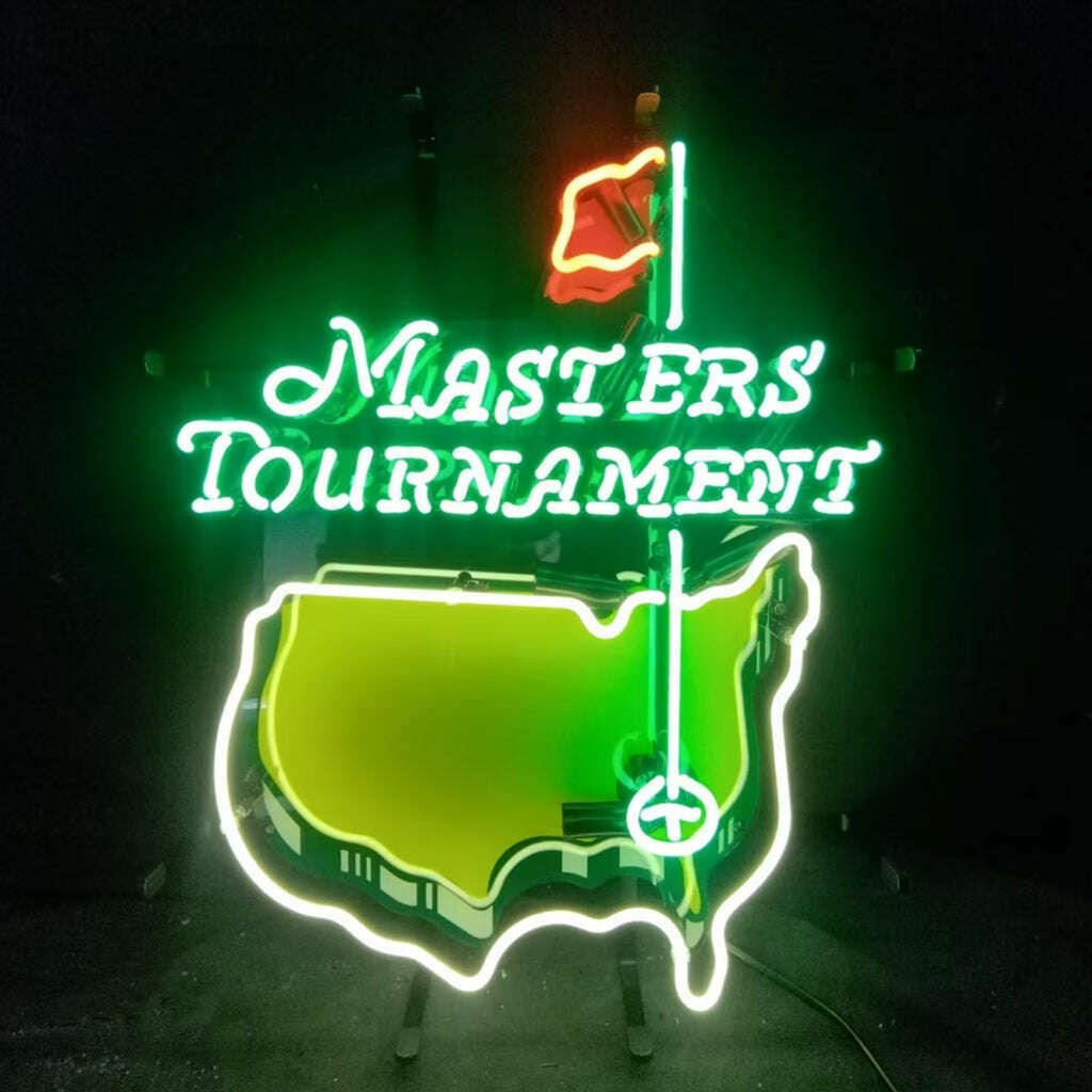 Masters Tournament Golf Logo Neon Signs Light
