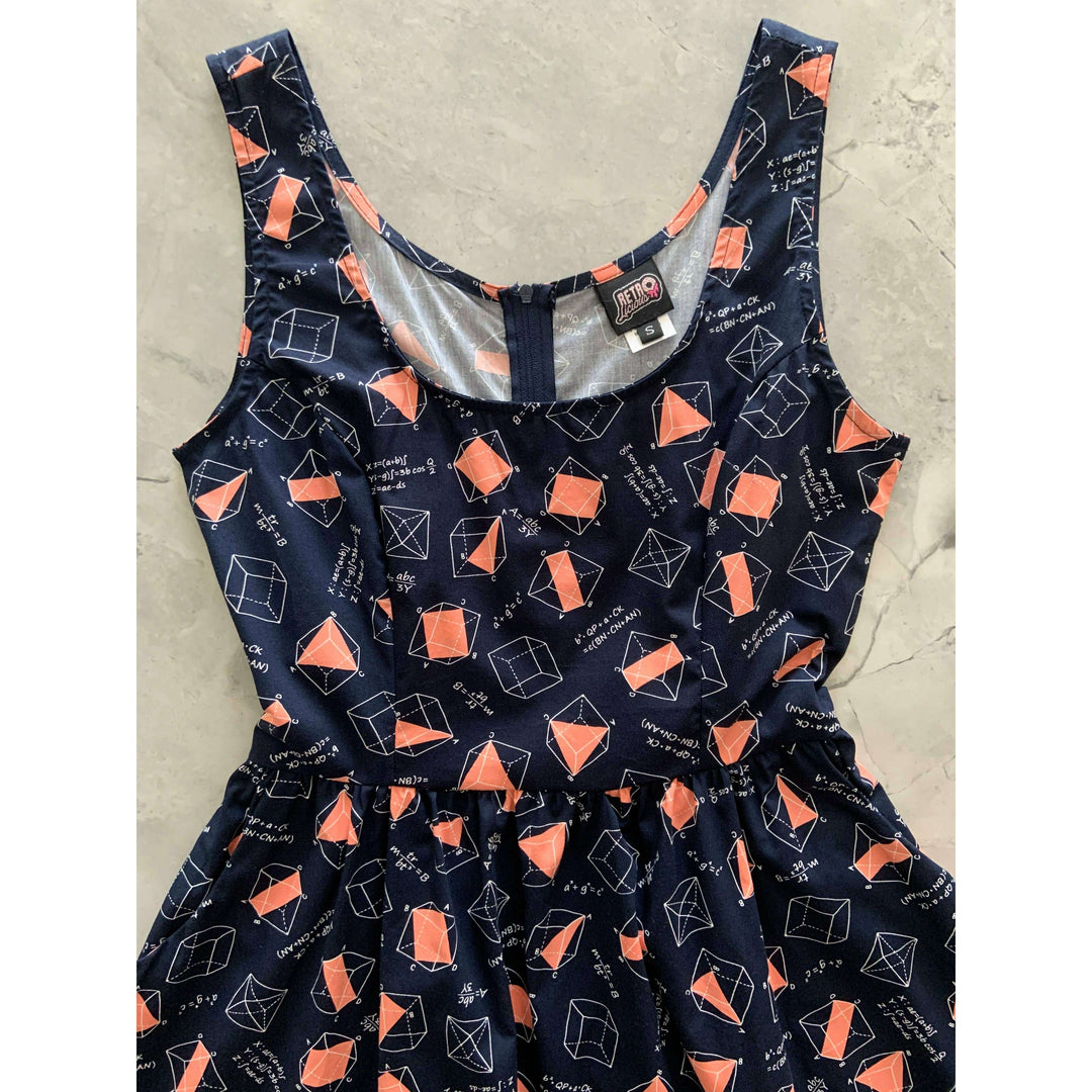 Math Fit & Flare  Dress - XS only, 1 left!
