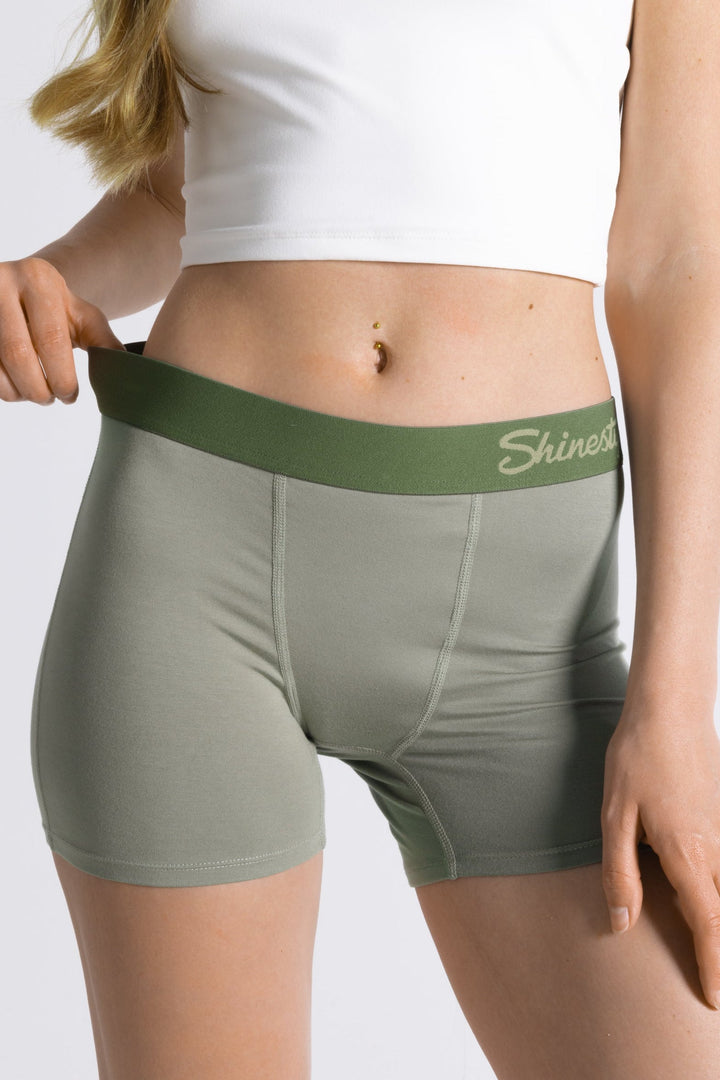 The Manzanilla | Olive Green Women’s Boxers