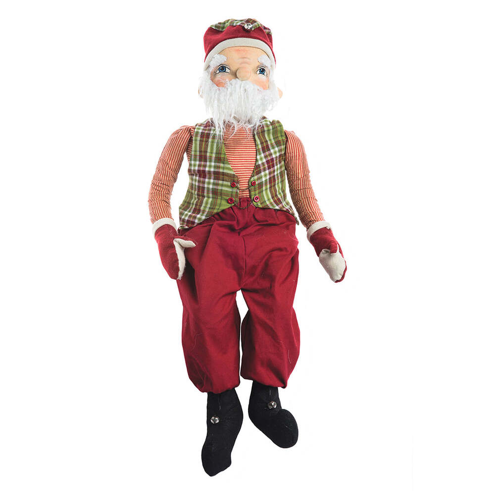McDonald Santa Gathered Traditions Art Doll by Joe Spencer 