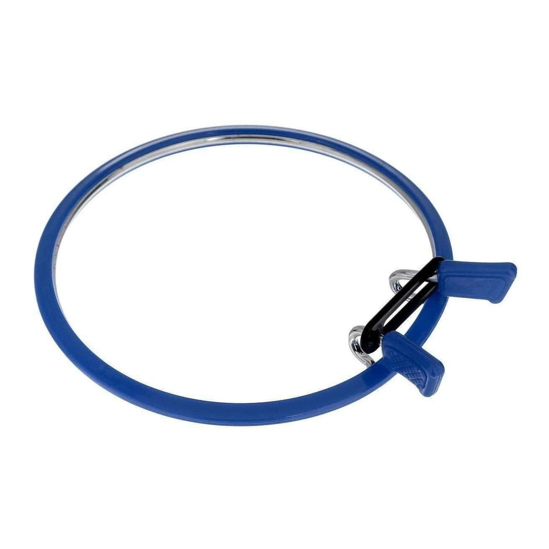 Medium Spring Metal Embroidery Hoop Nurge 160-2 Deep Blue