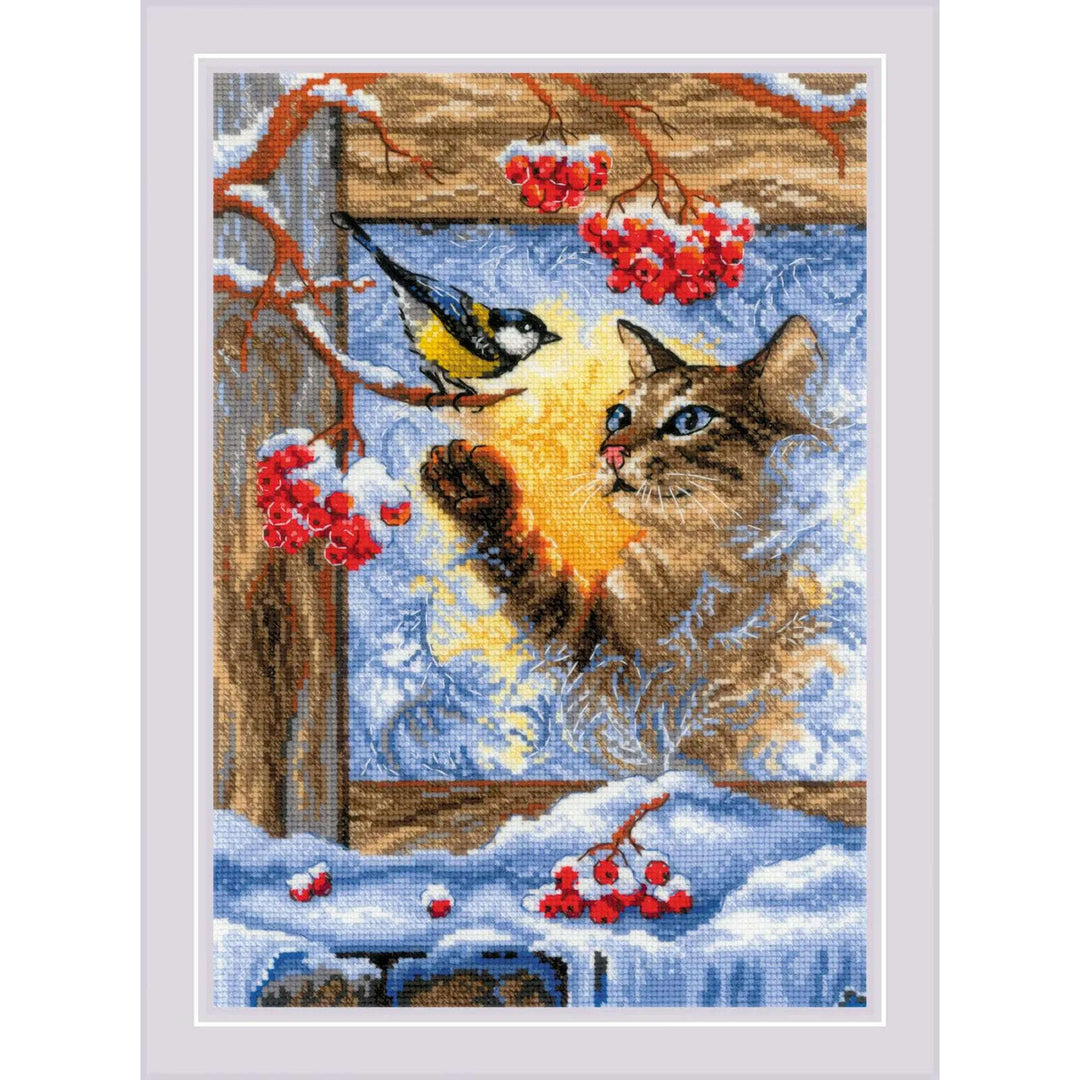 Meeting at the Window R2049 Counted Cross Stitch Kit