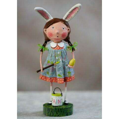 Meg's Eggs Easter Figurine by Lori Mitchell - Quirks!