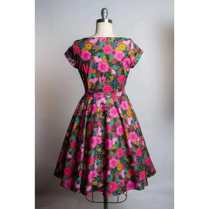 Melody Dress- Gloria's Garden, Olive