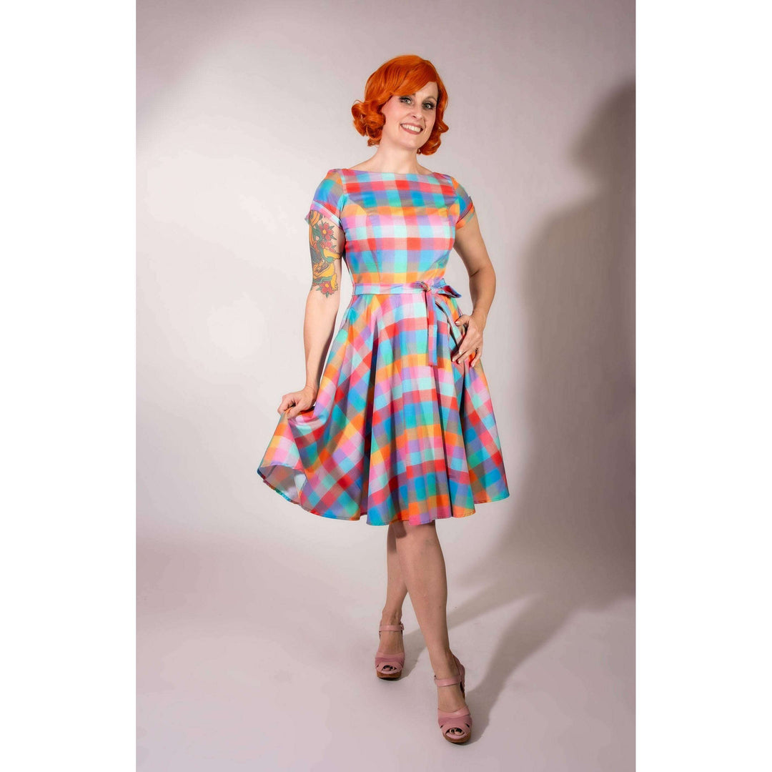 Melody Dress- Rainbow Sherbet