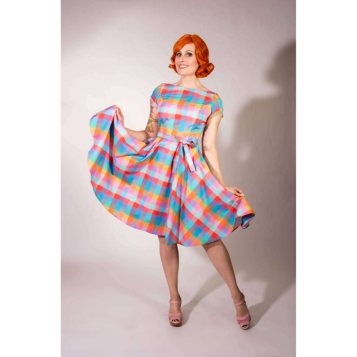 Melody Dress- Rainbow Sherbet