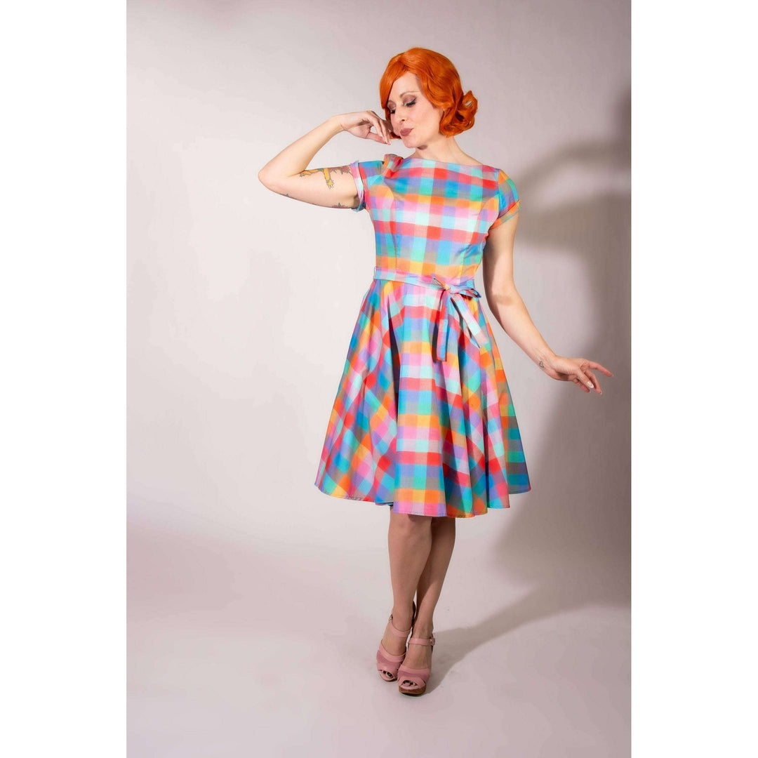 Melody Dress- Rainbow Sherbet