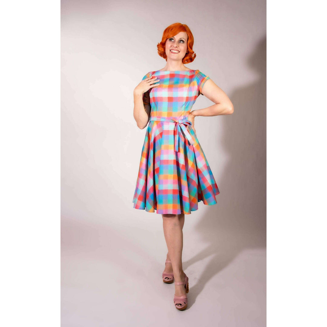 Melody Dress- Rainbow Sherbet