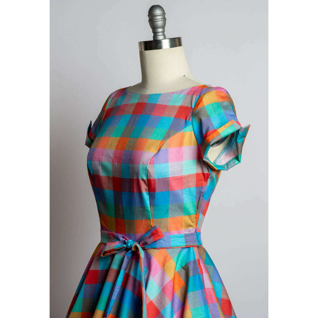 Melody Dress- Rainbow Sherbet