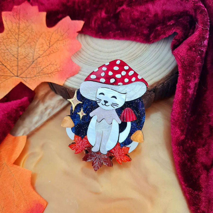 Meowshroom Necklace by Cherryloco Jewellery 1