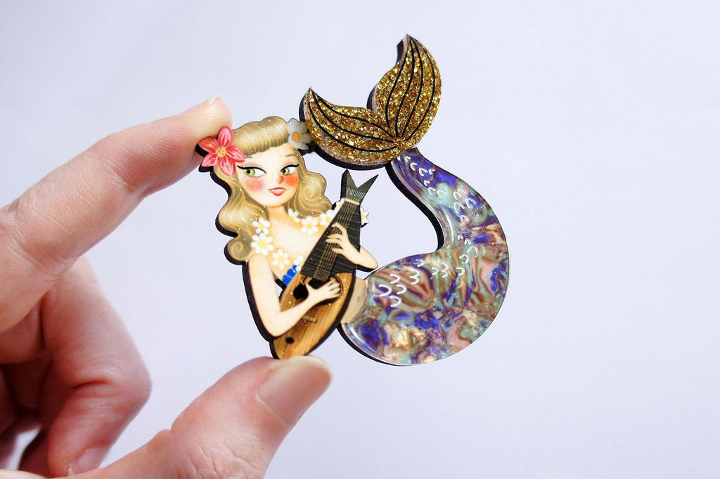 Mermaid Brooch by Laliblue - Quirks!