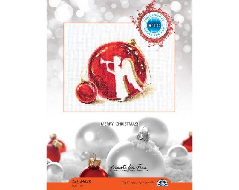 Merry Christmas! M645 Counted Cross Stitch Kit