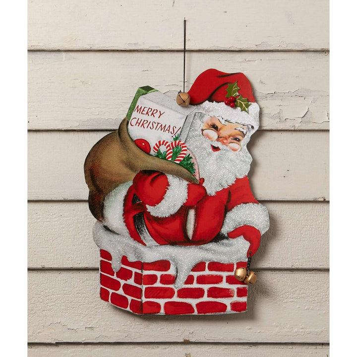 Merry Christmas Santa Sign by Bethany Lowe Designs, image 3