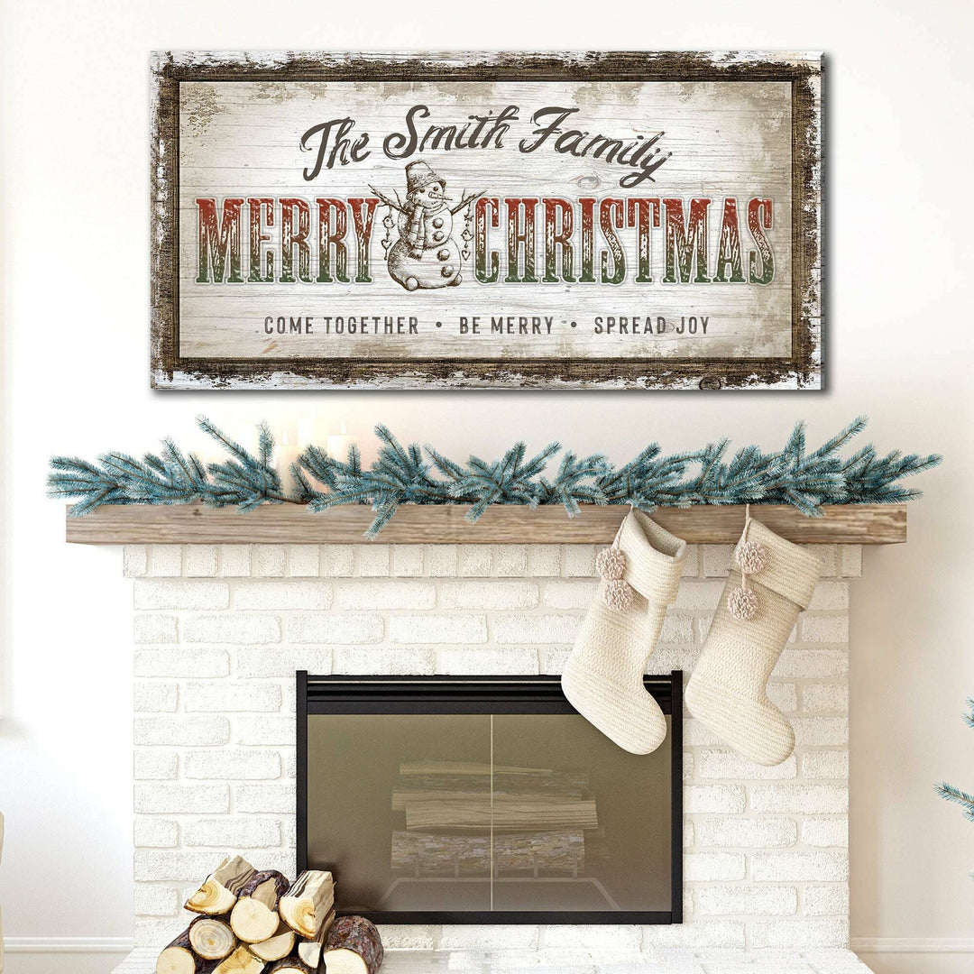 Merry Christmas Sign