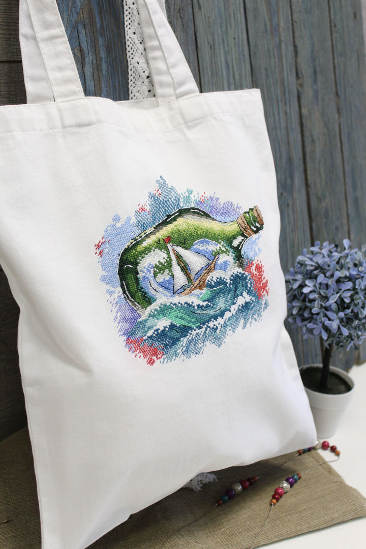 Message in a Bottle SV-684 Counted Cross Stitch Kit