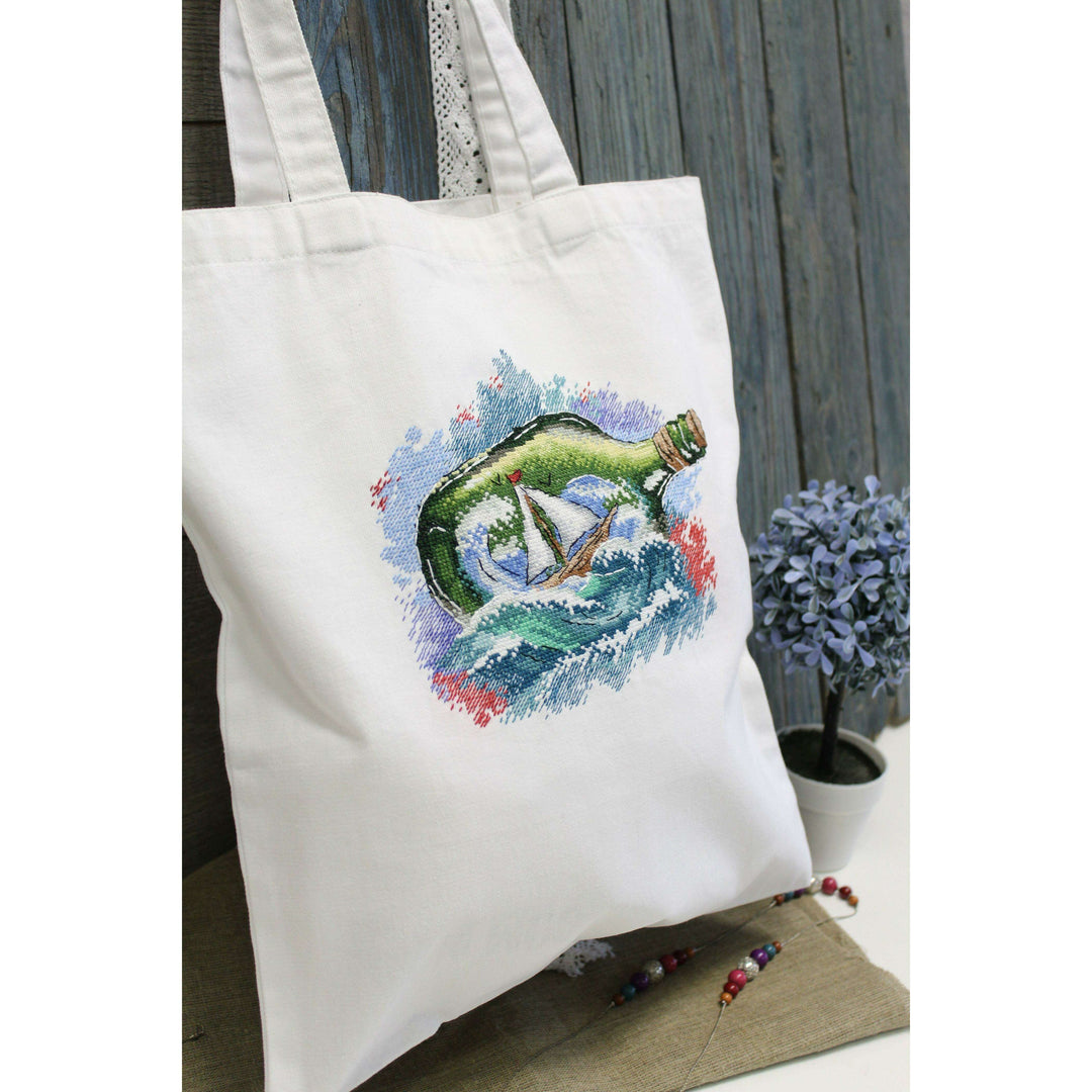 Message in a Bottle SV-684 Counted Cross Stitch Kit