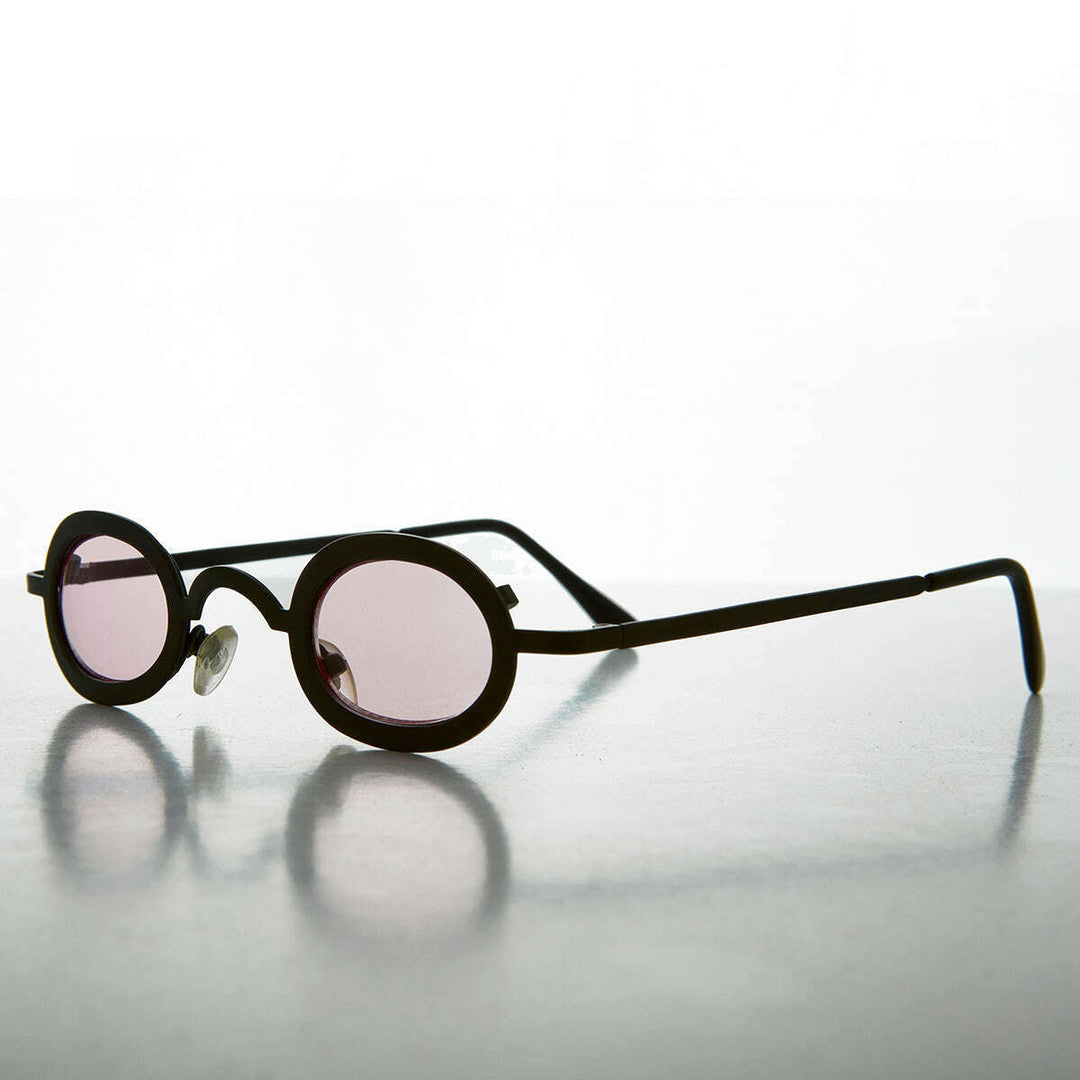 Micro Vintage Sunglasses with Tinted Lenses - Desert