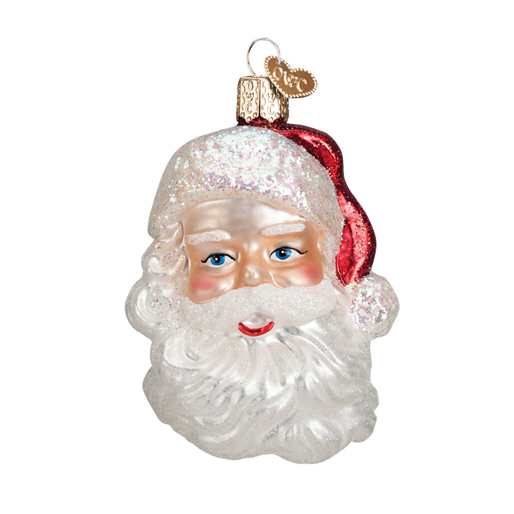 Mid-century Santa Head Ornament by Old World Christmas image