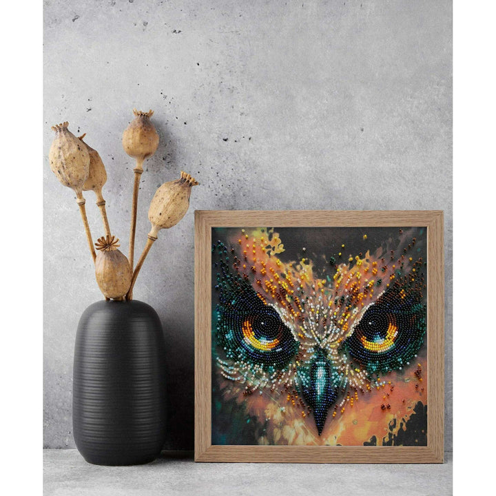 Mid-sized bead embroidery kit - Fearless AMB-107