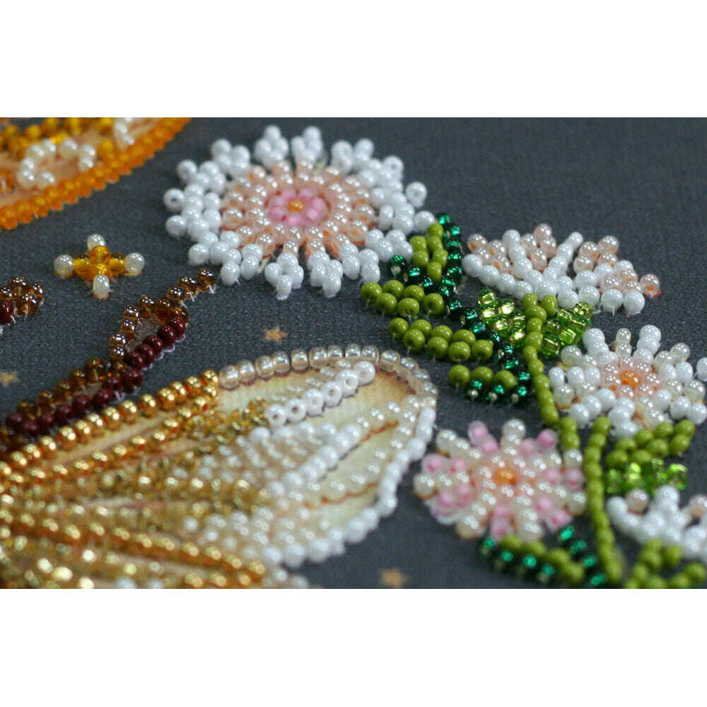 Mid-sized Bead Embroidery kit - Honey dream