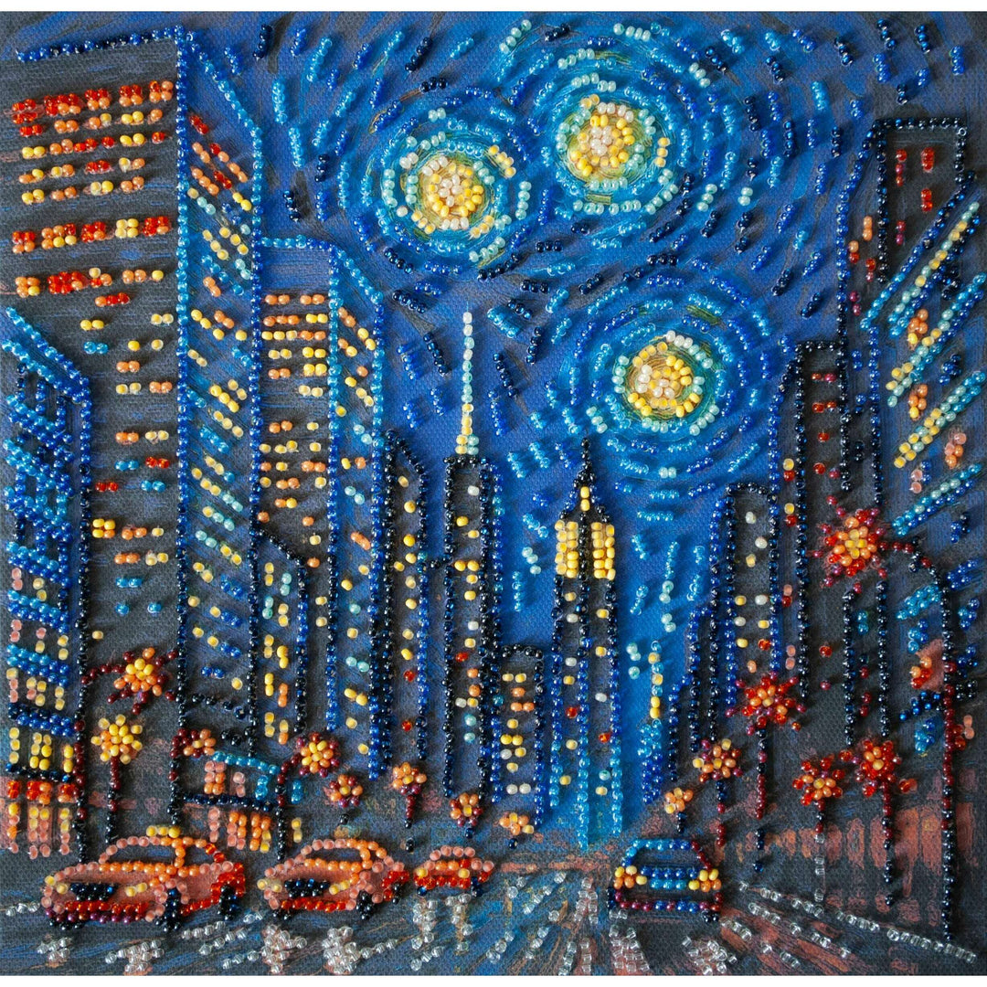 Mid-sized bead embroidery kit - The rhythm of life AMB-121