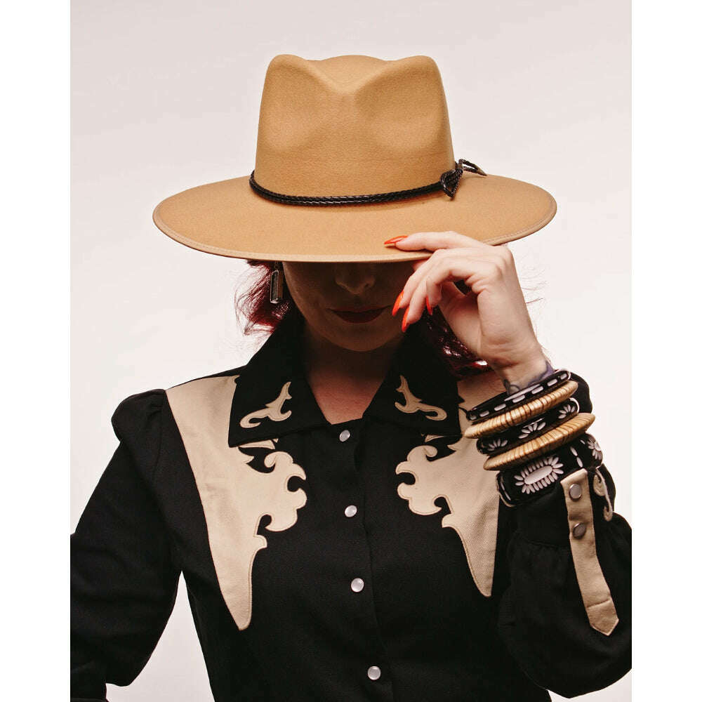 Midi Rebel Black Bangle by Splendette image 2
