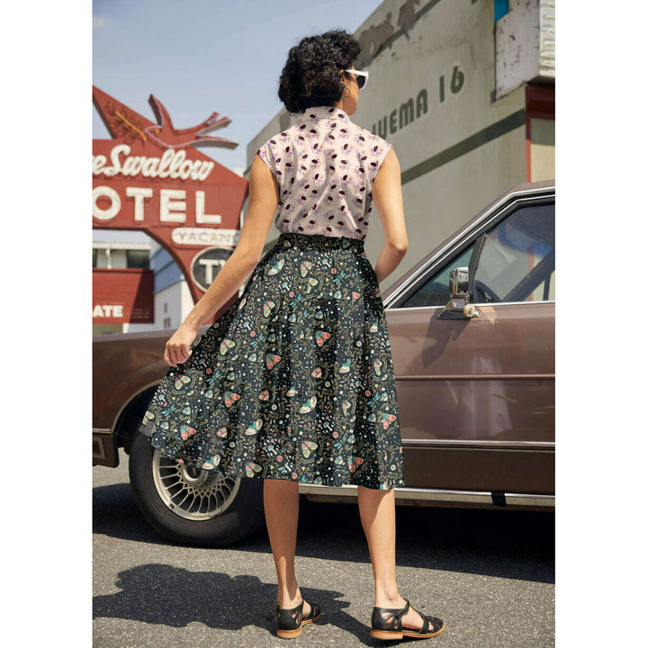 Midnight Doris Skirt