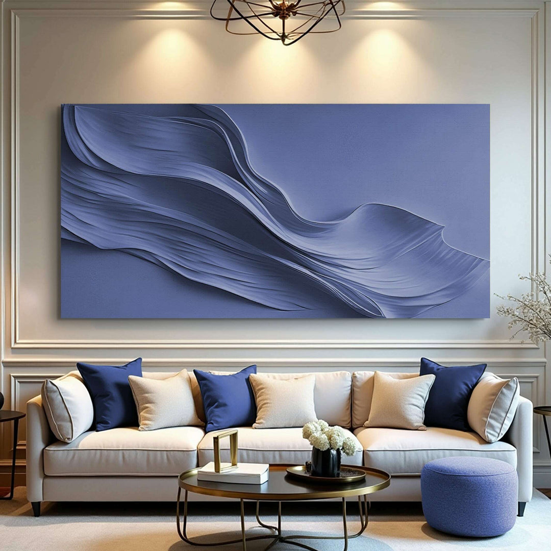 Midnight Navy Minimalist Wall Art
