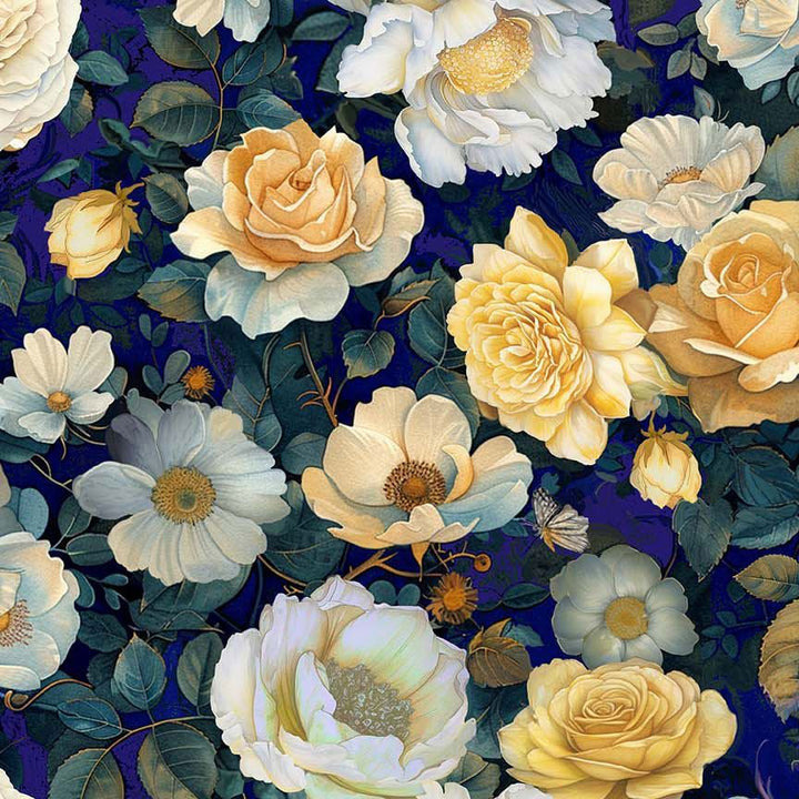 Midnight Floral Greta Dress