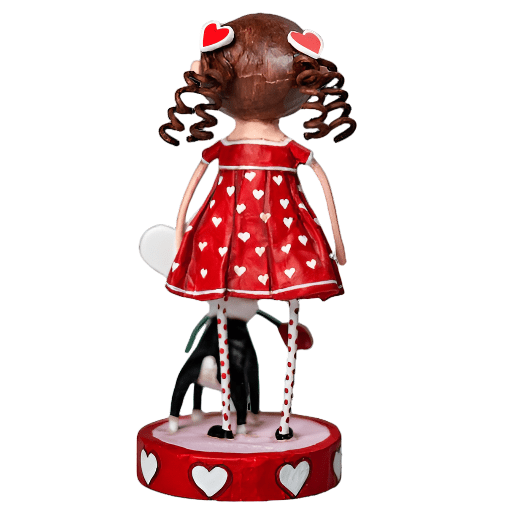 Mila Loves Milo Valentine's Day Figurine by Lori Mitchell SHIPS DECEMBER