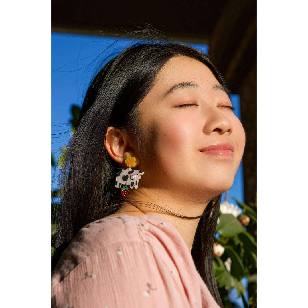 Mildred the Cow Earrings