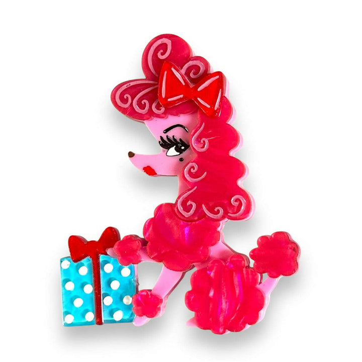 Mimi Loves Christmas Brooch by Miss Fluff x Lipstick & Chrome – view 2